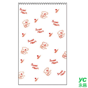 美加美 N155 卡片用桃心書袋(909特小) 100入/ 包