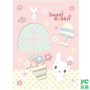 美加美 AF1035 RABBIT 16K筆記-窗戶 10本/包