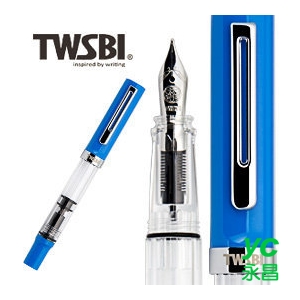 【限量新品】 臺灣 TWSBI 三文堂 活塞上墨 鋼筆 ECO T 藍色 /支