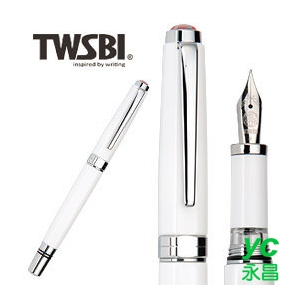 【限量新品】 臺灣 TWSBI 三文堂 活塞上墨 鋼筆 Classic 蘋果白 /支