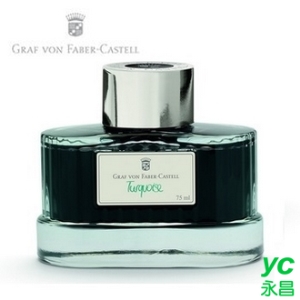 【Graf Von Faber-Castell】伯爵高級瓶裝墨水 綠松石 V141010  /瓶