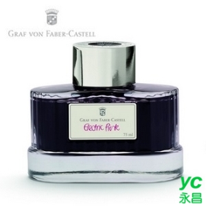 【Graf Von Faber-Castell】伯爵高級瓶裝墨水 螢光粉 V141014  /瓶