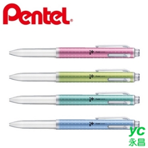 【Pentel飛龍】BGH3-M  i+三色用筆管(金屬色系) /支
