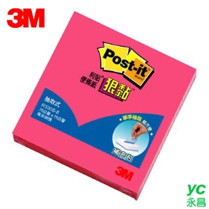 3M 狠黏抽取式便條紙 R330S-8 螢光粉 / 本