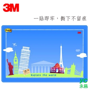 3M 利貼可再貼旅行備忘板 558L-D 24組 / 箱