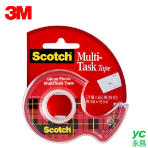 3M Scotch 亮澤透明膠帶 Cat.25 / 個