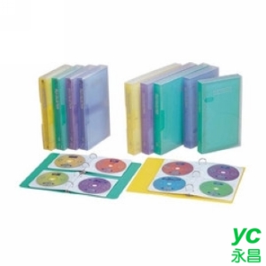 【連勤】LC-348 PP三孔48入CD保存夾附外盒 /個