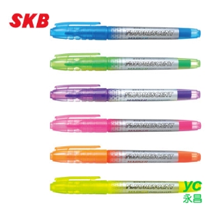 SKB IK-12 螢光筆(4.0mm) 12支 / 打
