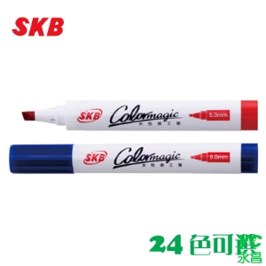 SKB MK-255 水性美工筆(5.0mm)12支 / 打
