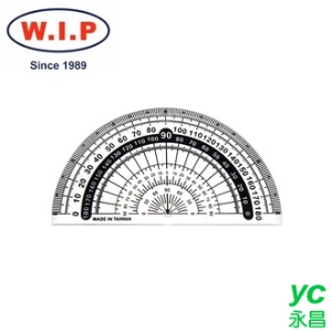 【W.I.P】量角器（180度）  HA401-3 台灣製 /個