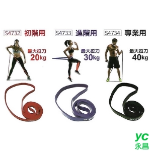 【成功 success】S4732 乳膠訓練拉力帶 初階用 最大拉力20kg /條