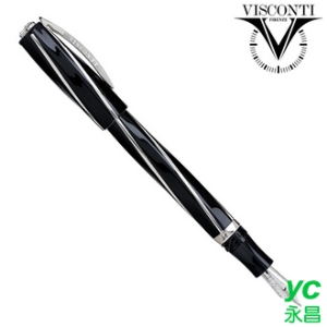 義大利 VISCONTI Divina Elegance 黑 鋼筆 /支 KP18-05-FP