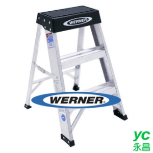 美國 Werner 穩耐 安全鋁梯 150B 鋁合金梯凳 維修保養梯 /組