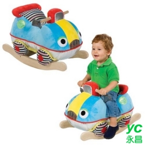 【美國ALEX】1970C  寶寶跑車坐騎 幼兒安全搖搖車 /個