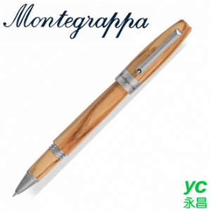 義大利Montegrappa萬特佳  財富原木筆系列 - 鋼珠筆(橄欖木) ISFOWRIO /支