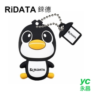 【RiDATA錸德】 PENGUIN 企鵝造型 64GB 隨身碟 USB2.0 /個 (顏色隨機出貨)