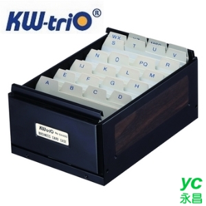 KW 名片盒 600片 04600 (顏色隨機出貨) / 組