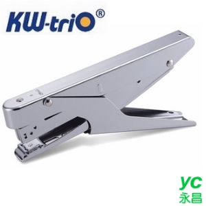 KW 握把式 0536CP 訂書機 NO.3 電鍍 (顏色隨機出貨) / 台