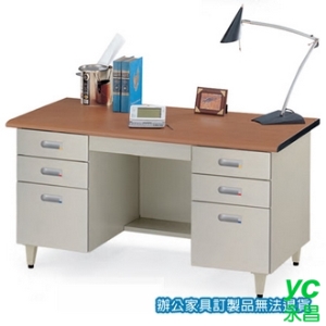 U型 辦公桌 電腦桌 UD-147H 櫸木紋