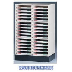 捲門式 公文櫃 收納櫃 CP-3215 + CP-02A 二排腳座