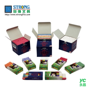 自強牌 吉爾多(原裝)精裝十色粉筆-120盒入 / 箱