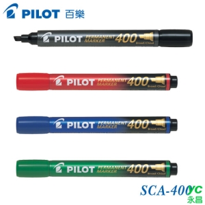 日本 PILOT 百樂 SCA-400 斜頭 油性麥克筆 /支