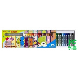【Pentel飛龍】PHN9-25 粉蠟筆 25色入 /盒