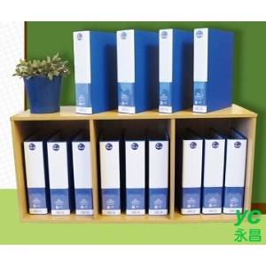 同春 環保PP合成紙(單開)2孔管夾 12個/箱 TG34