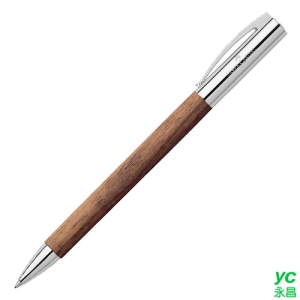 【FABER-CASTELL】輝柏 成吉思汗AMBITION系列(胡桃木筆桿) 原子筆 / 支 148531