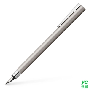 【FABER-CASTELL】輝柏 NEO Slim系列 銀沙袖珍型 F/EF筆尖 鋼筆 / 支 342101/342102