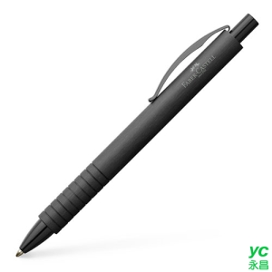 【FABER-CASTELL】輝柏 Essentio Aluminium系列 黑沙 原子筆 / 支 148427