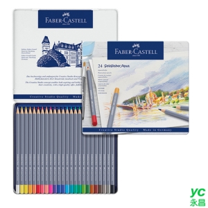 【FABER-CASTELL】輝柏 GOLDFABER水性色鉛筆 24色 / 盒 114624