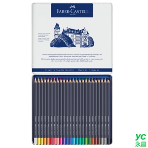【FABER-CASTELL】輝柏 GOLDFABER油性色鉛筆 24色 / 盒 114724