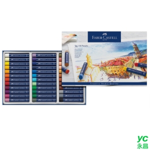 【FABER-CASTELL】輝柏 創意工坊油性粉彩條 36色 / 盒127036