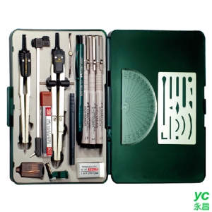 【FABER-CASTELL】輝柏 63速動大圓規15品套裝 / 組 16304A1