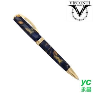 義大利 VISCONTI  Medici 藍金 原子筆 /支 KP17-05-BP