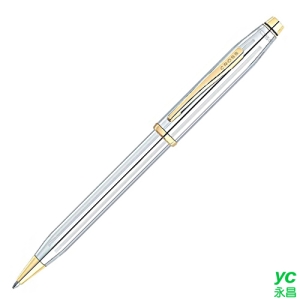 CROSS 高仕 新世紀系列 金鉻原子筆 / 支 3302WG