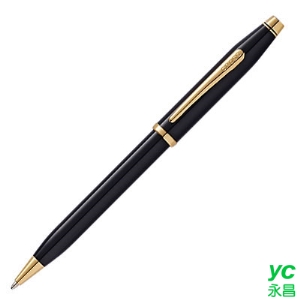 CROSS 高仕 新世紀系列 黑琺瑯原子筆 / 支 412WG-1