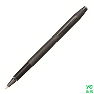 CROSS 高仕 新世紀系列 PVD啞黑蝕刻鑽石圖騰鋼珠筆 / 支 AT0085-122
