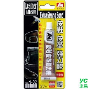 A＋A  皮鞋皮革 專業用 強力膠 強黏型 24入/盒 N-02