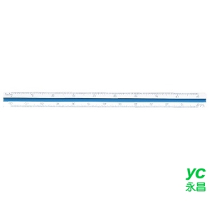 Tomato 三角 30cm 比例尺 製圖專用 軟盒 /支 4109-01