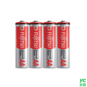 FUJITSU 富士通 3號 AA 鹼性電池 4入 / 卡