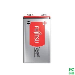 FUJITSU 富士通 9V 鹼性電池 1入 / 卡