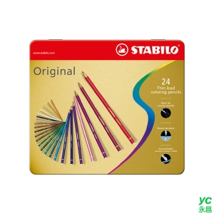 STABILO 德國 思筆樂 Original 藝術樂細緻色鉛筆 24色組 / 盒 8774-6