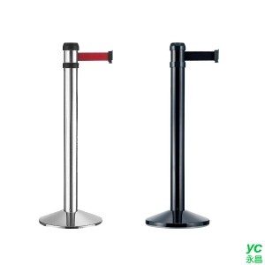 萬向 多方向掛接 5 米伸縮帶 欄柱 銀柱/黑柱 豪華型 / 支 RS-A5SR/RS-A5BK