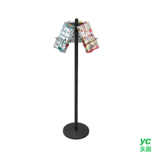 展示行銷系列 A4 目錄 傳單旋轉架 單層 / 台 BD-32BK