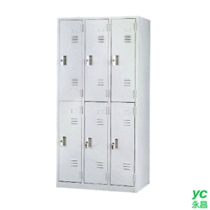 整體全鋼製內務櫃 6格 / 台 KC-06