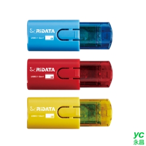 RiDATA錸德 進擊碟 128GB 隨身碟 USB3.1 (顏色隨機出貨) /個 HD18