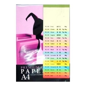 PAPER LINE A4 彩色 影印紙 80g 500張 /包