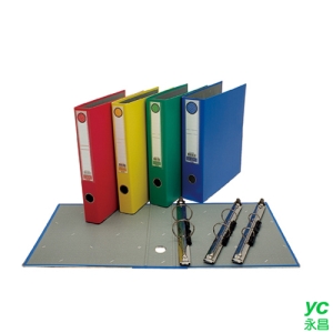 【自強文具】Q15A 二孔加鎖圓型夾 12入 / 箱